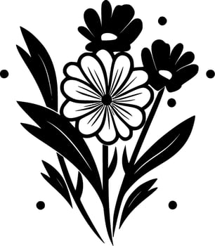 Flowers - High Quality Vector Logo - Vector illustration ideal for T-shirt graphic