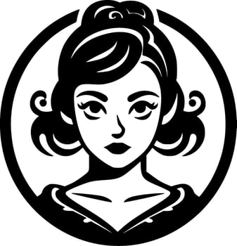 Gothic - Black and White Isolated Icon - Vector illustration