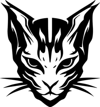 Wildcat - Minimalist and Flat Logo - Vector illustration