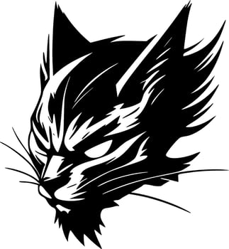 Wildcat - Minimalist and Flat Logo - Vector illustration