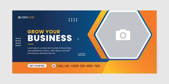 Digital marketing social media cover banner template, Creative business cover and banner desing. Vector illustration