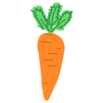 Carrot drawing for decor png
