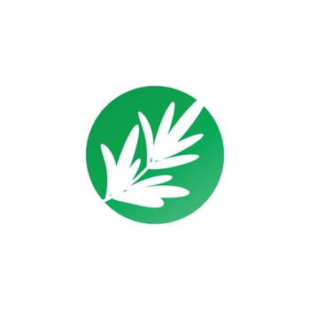 Rosemary  logo vector illustration template business element and symbol design