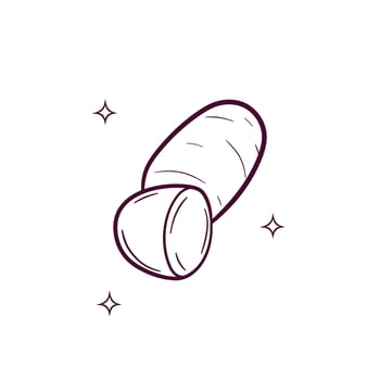 Hand Drawn Potato. Doodle Vector Sketch Illustration