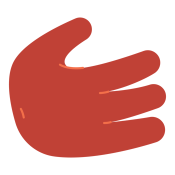 Hand Hand Gesture Color 2D Illustrations png