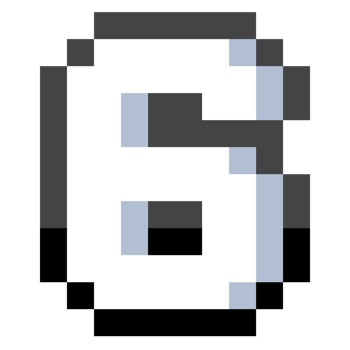Pixel Number 6 With Black Line. png
