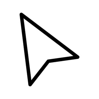 Cursor Icon Vector Symbol Design Illustration