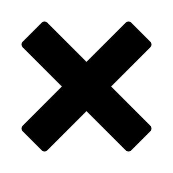 Cross Icon Vector Symbol Design Illustration
