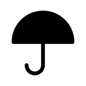 Umbrella Icon Vector Symbol Design Illustration