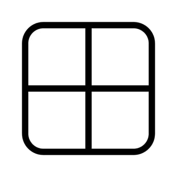 Grid Icon Vector Symbol Design Illustration