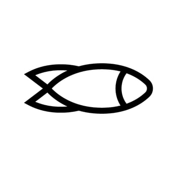 Missile Icon Vector Symbol Design Illustration