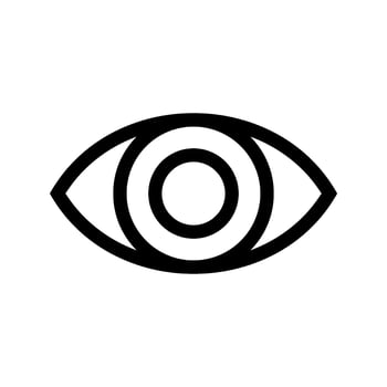 View Icon Vector Symbol Design Illustration