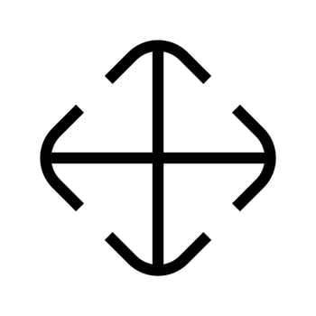 Move Icon Vector Symbol Design Illustration