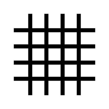 Grid Icon Vector Symbol Design Illustration