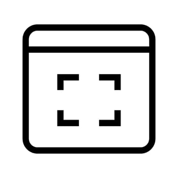 Screenshoot Icon Vector Symbol Design Illustration