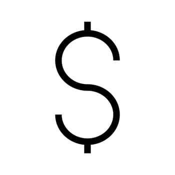 Dollar Icon Vector Symbol Design Illustration