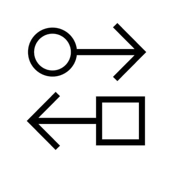 Swap Icon Vector Symbol Design Illustration