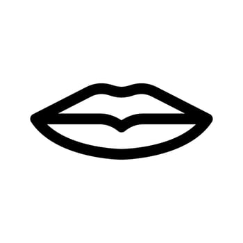 Lips Icon Vector Symbol Design Illustration