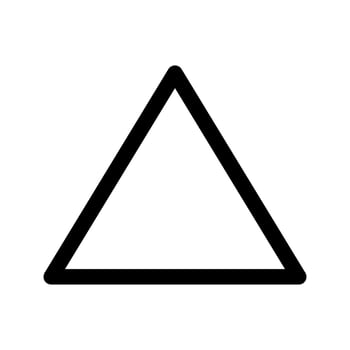 Triangle Icon Vector Symbol Design Illustration