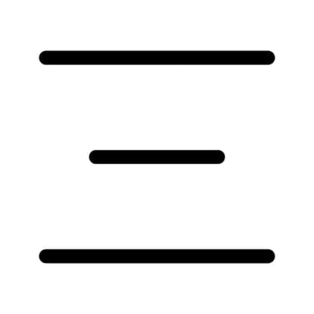 Align Icon Vector Symbol Design Illustration