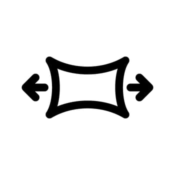 Stretch Icon Vector Symbol Design Illustration
