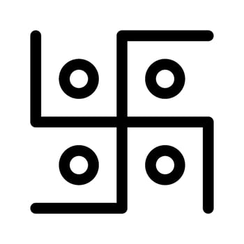 Jainism Icon Vector Symbol Design Illustration