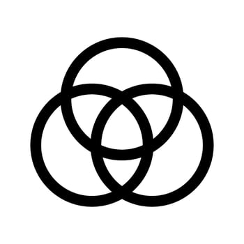 Trinity Icon Vector Symbol Design Illustration