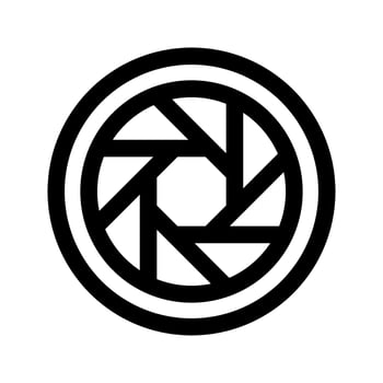 Shutter Icon Vector Symbol Design Illustration
