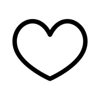 Heart Icon Vector Symbol Design Illustration