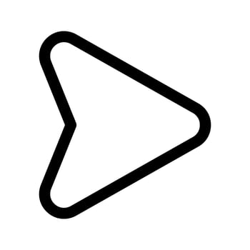 Direct Right Icon Vector Symbol Design Illustration