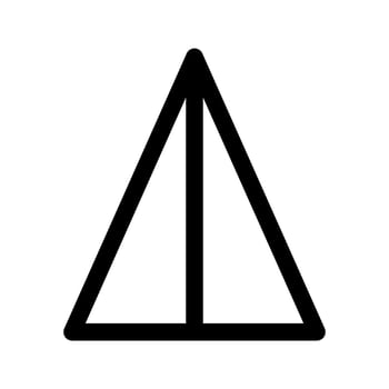 Triangle Icon Vector Symbol Design Illustration