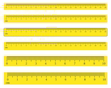 Ruler scale measure line. Measurement scale texture pattern. vector