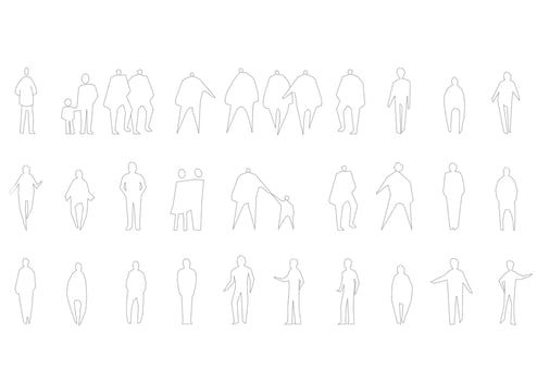 outline people drawing man woman vector illustration. isolated graphic person people isolated sketch simplicity hand drawn human continuous line. people stand design group business concept.