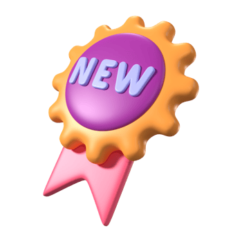 New Label 3D Illustration Icon png
