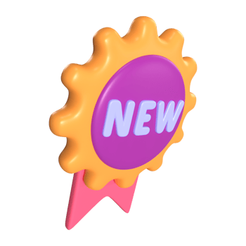 New Label 3D Illustration Icon png