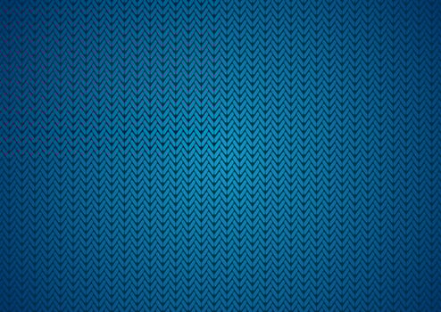 Dark blue abstract knitted texture background vector