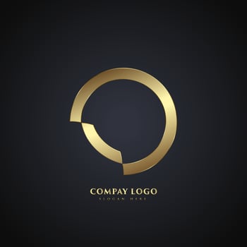 A premuim logo vector, Luxury company Logo design, Gold vector Logo templates
