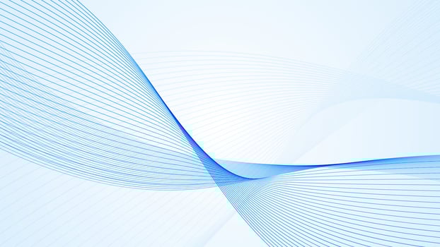 Simple abstract background with blue lines in the composition. vector