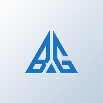 BG letter logo creative design. BG unique design. vector