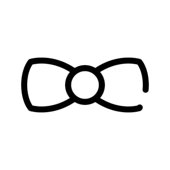 Bow Tie Icon Vector Symbol Design Illustration