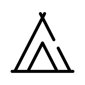 Camping Icon Vector Symbol Design Illustration