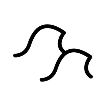 Waves Icon Vector Symbol Design Illustration