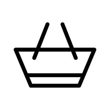 Shopping Basket Icon Vector Symbol Design Illustration