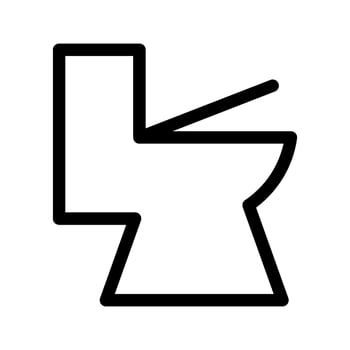 Toilet Icon Vector Symbol Design Illustration