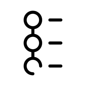 Timeline Icon Vector Symbol Design Illustration