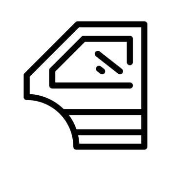Car Door Icon Vector Symbol Design Illustration