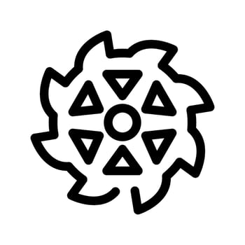 Cogwheel Icon Vector Symbol Design Illustration