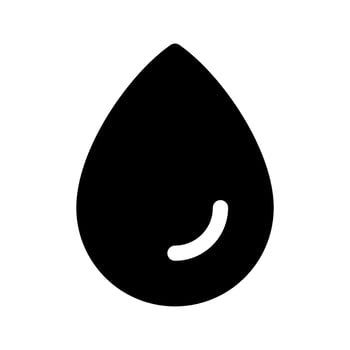 Droplet Icon Vector Symbol Design Illustration