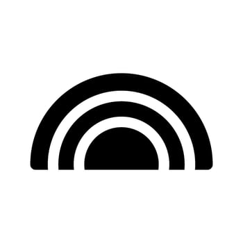 Rainbow Icon Vector Symbol Design Illustration