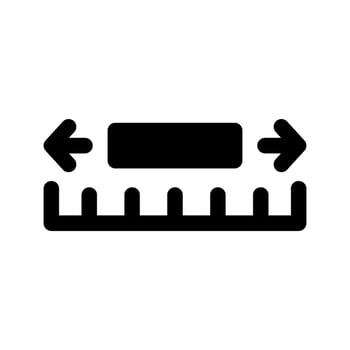 Measure Icon Vector Symbol Design Illustration